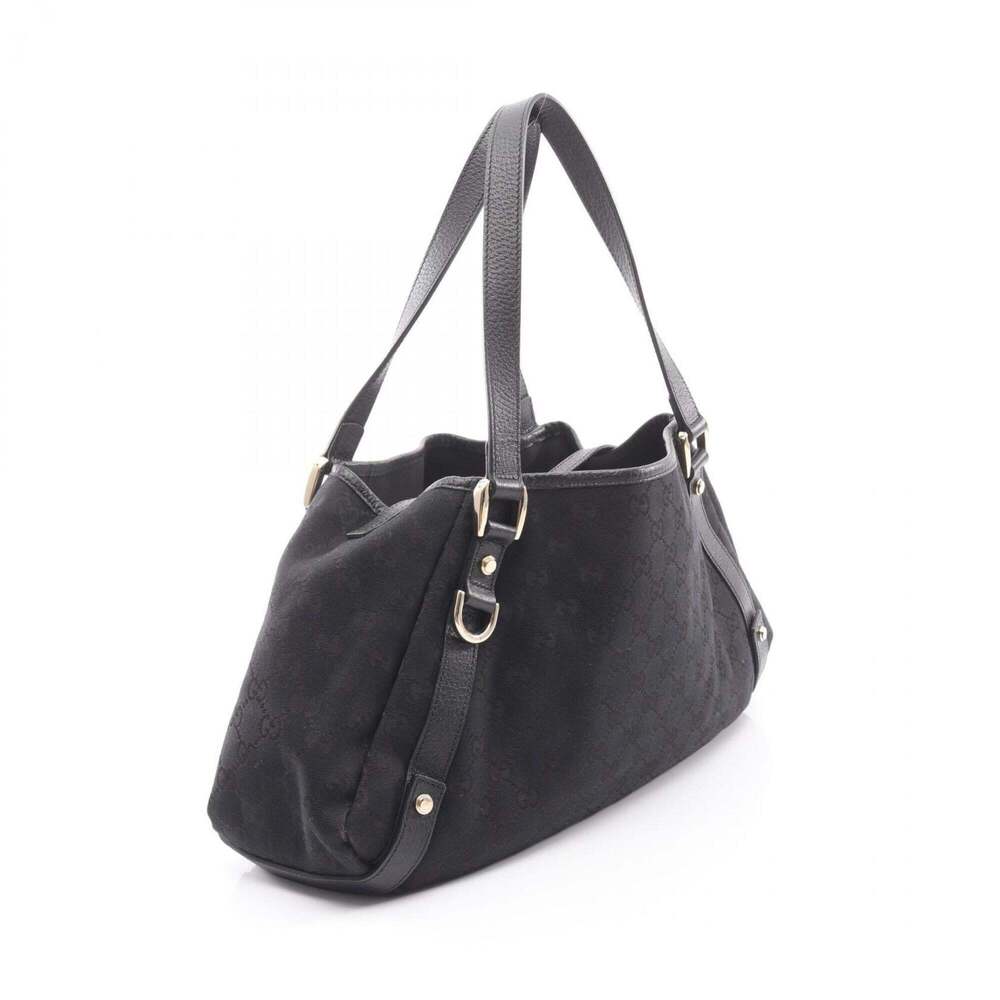GUCCI Authentic Black Leather Shoulder Bag - Picture 2 of 8